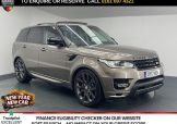 Used 2017 BROWN LAND ROVER RANGE ROVER SPORT for sale in Manchester