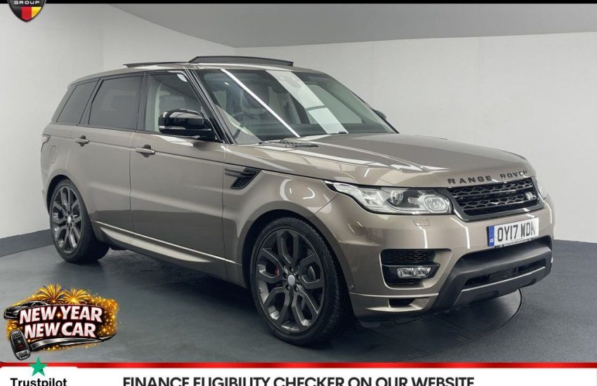 Used 2017 BROWN LAND ROVER RANGE ROVER SPORT for sale in Manchester