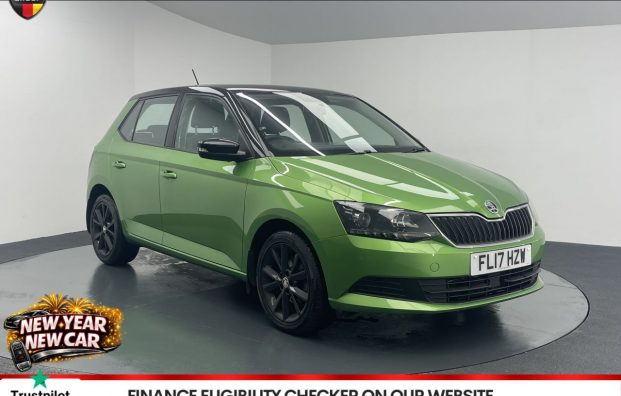 Used 2017 GREEN SKODA FABIA for sale in Manchester