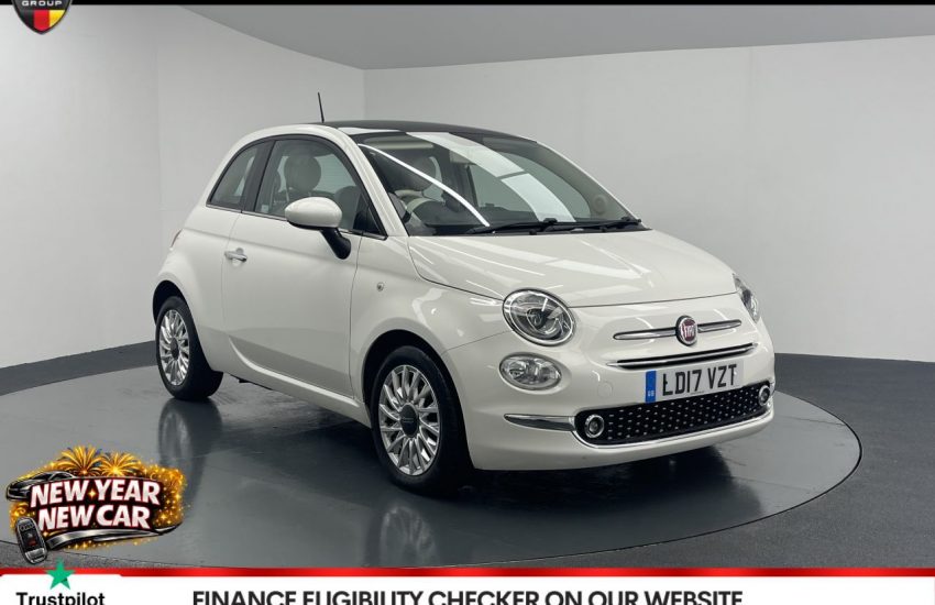 Used 2017 WHITE FIAT 500 for sale in Manchester