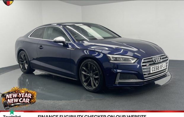 Used 2018 BLUE AUDI S5 for sale in Manchester