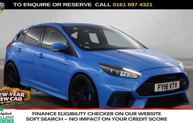 Used 2018 BLUE FORD FOCUS for sale in Manchester