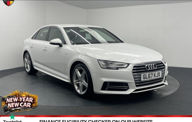 Used 2018 WHITE AUDI A4 for sale in Manchester
