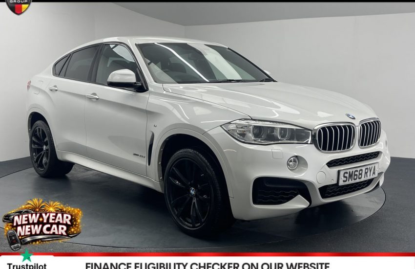 Used 2018 WHITE BMW X6 for sale in Manchester