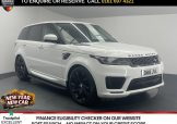 Used 2018 WHITE LAND ROVER RANGE ROVER SPORT for sale in Manchester