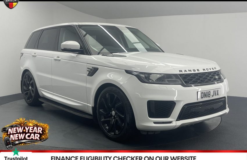 Used 2018 WHITE LAND ROVER RANGE ROVER SPORT for sale in Manchester