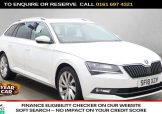 Used 2018 WHITE SKODA SUPERB for sale in Manchester