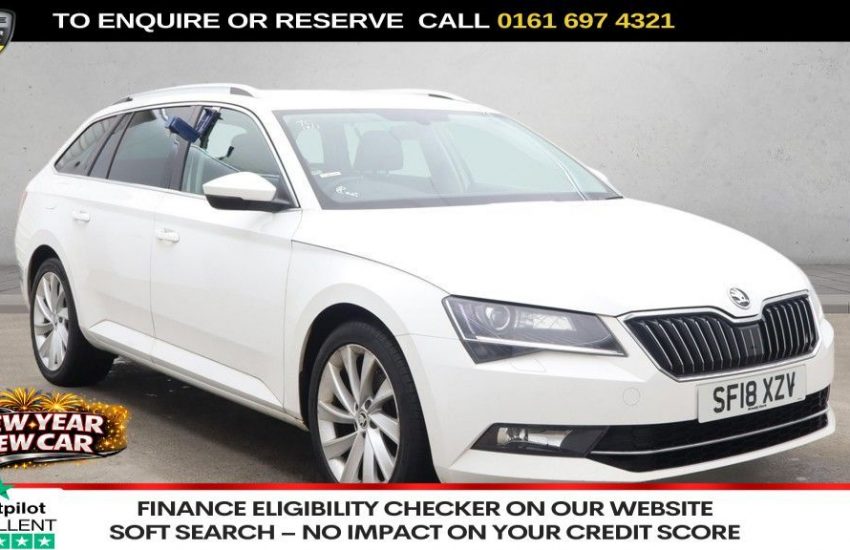 Used 2018 WHITE SKODA SUPERB for sale in Manchester