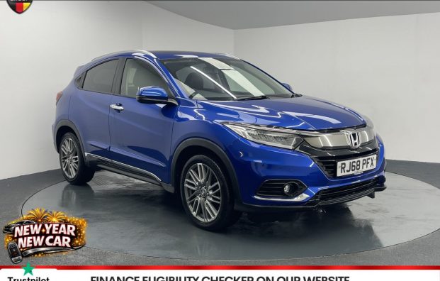 Used 2019 BLUE HONDA HR-V for sale in Manchester