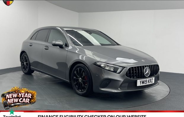 Used 2019 GREY MERCEDES-BENZ A-CLASS for sale in Manchester