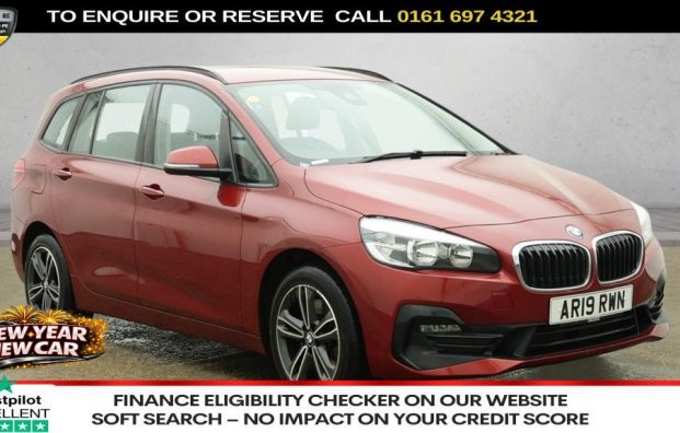 Used 2019 RED BMW 2 Series GRAN TOURER for sale in Manchester