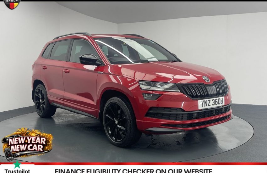 Used 2019 RED SKODA KAROQ for sale in Manchester