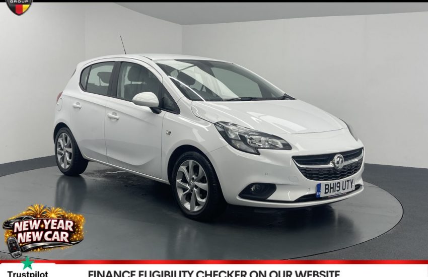 Used 2019 WHITE VAUXHALL CORSA for sale in Manchester
