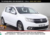 Used 2020 WHITE DACIA SANDERO for sale in Manchester
