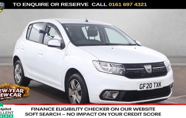 Used 2020 WHITE DACIA SANDERO for sale in Manchester