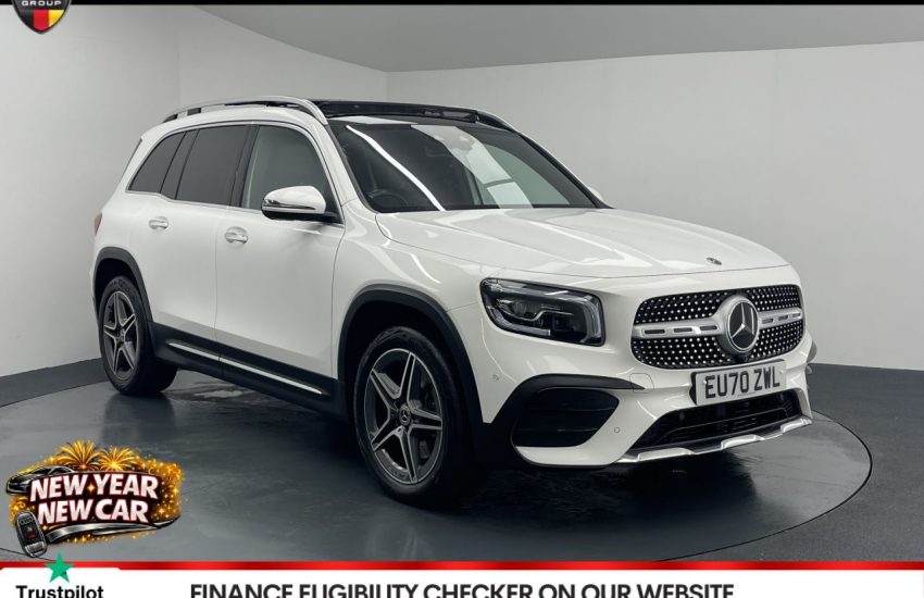 Used 2020 WHITE MERCEDES-BENZ GLB for sale in Manchester