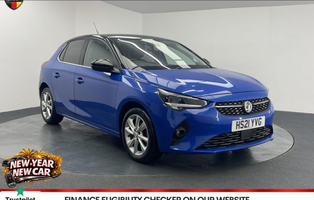 Used 2021 BLUE VAUXHALL CORSA for sale in Manchester