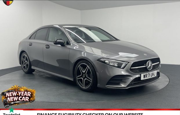 Used 2021 GREY MERCEDES-BENZ A-CLASS for sale in Manchester
