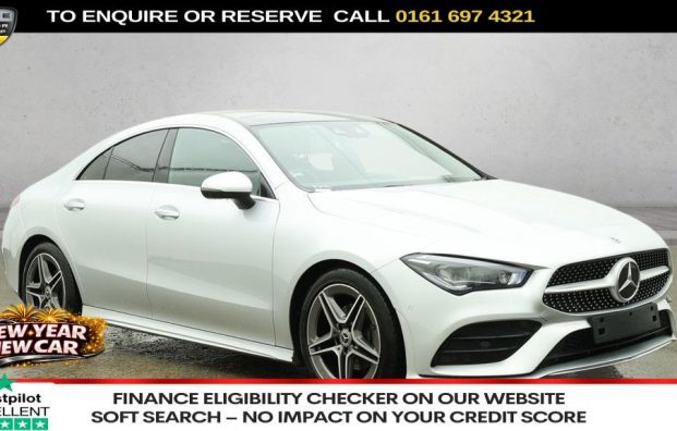 Used 2021 SILVER MERCEDES-BENZ CLA for sale in Manchester