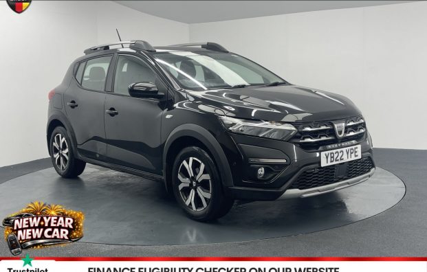 Used 2022 BLACK DACIA SANDERO STEPWAY for sale in Manchester