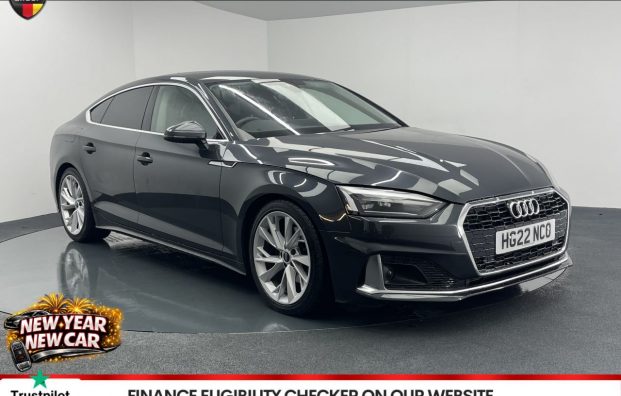Used 2022 GREY AUDI A5 for sale in Manchester
