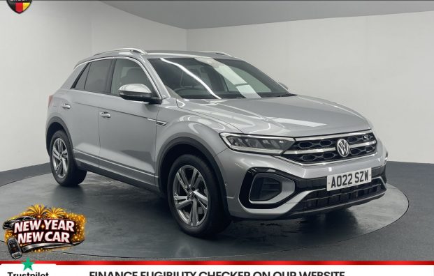 Used 2022 SILVER VOLKSWAGEN T-ROC for sale in Manchester