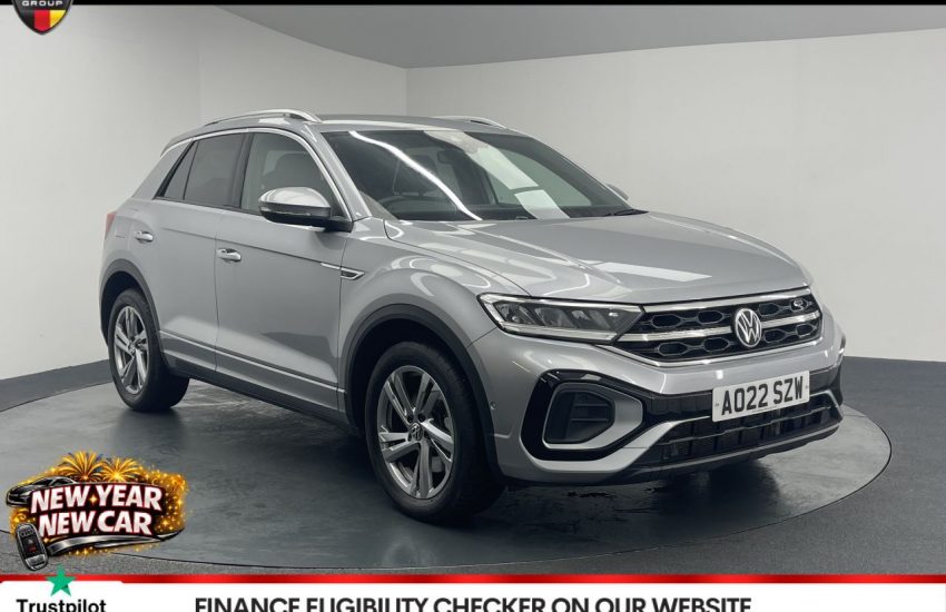 Used 2022 SILVER VOLKSWAGEN T-ROC for sale in Manchester
