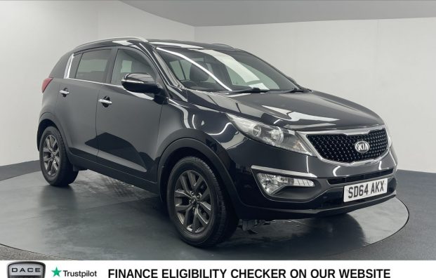 Used 2014 BLACK KIA SPORTAGE for sale in Manchester