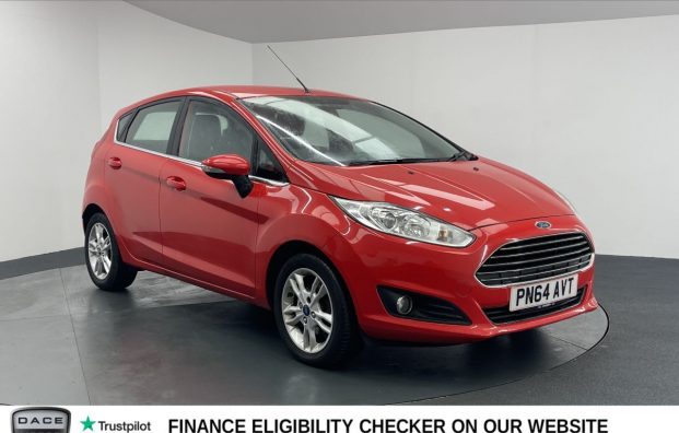 Used 2014 RED FORD FIESTA for sale in Manchester