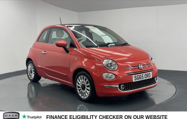 Used 2015 PINK FIAT 500 for sale in Manchester