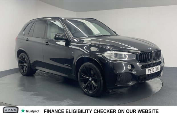 Used 2016 BLACK BMW X5 for sale in Manchester