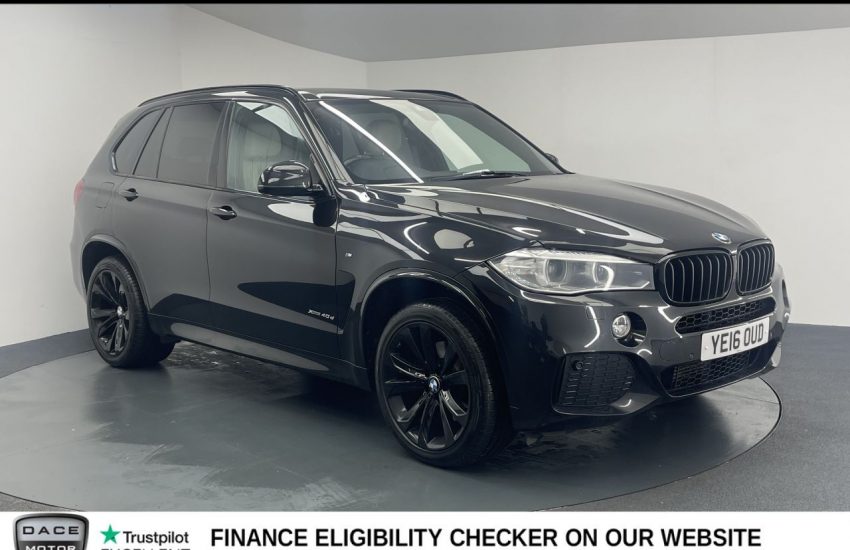 Used 2016 BLACK BMW X5 for sale in Manchester