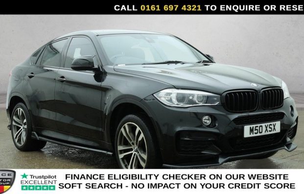 Used 2016 BLACK BMW X6 for sale in Manchester