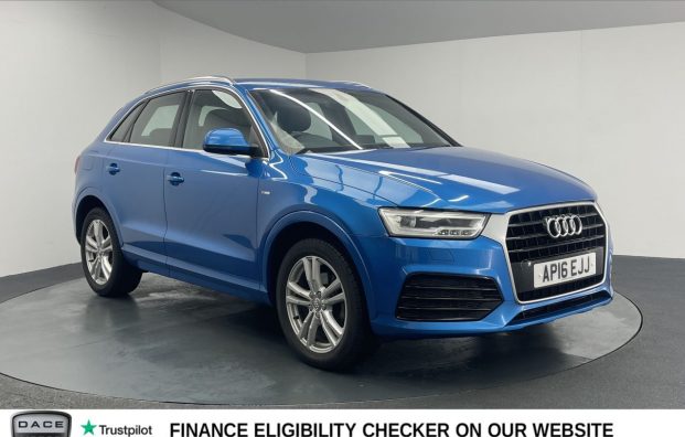 Used 2016 BLUE AUDI Q3 for sale in Manchester