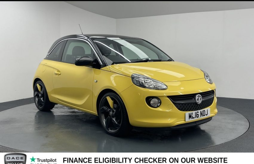 Used 2016 YELLOW VAUXHALL ADAM for sale in Manchester