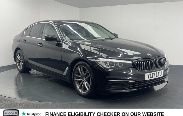 Used 2017 BLACK BMW 5 SERIES for sale in Manchester