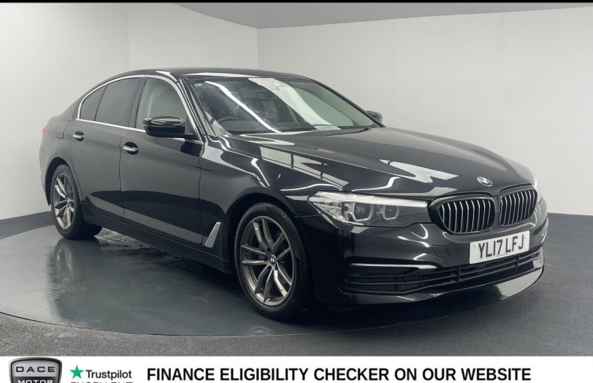 Used 2017 BLACK BMW 5 SERIES for sale in Manchester
