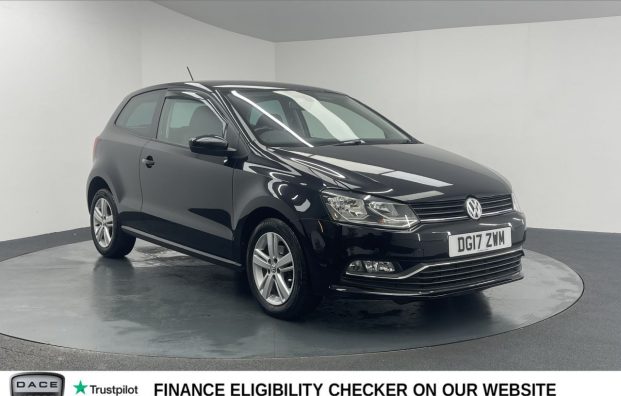 Used 2017 BLACK VOLKSWAGEN POLO for sale in Manchester