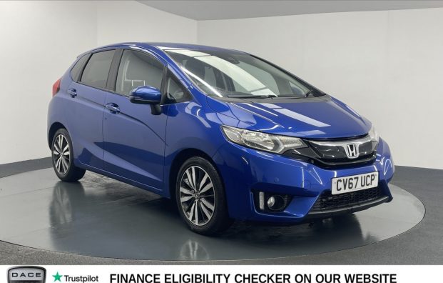 Used 2017 BLUE HONDA JAZZ for sale in Manchester