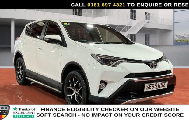 Used 2017 WHITE TOYOTA RAV4 for sale in Manchester