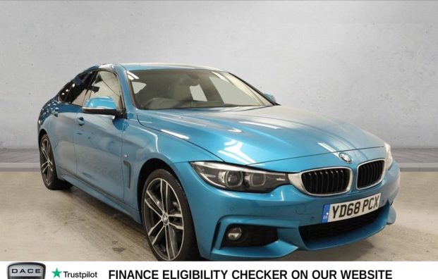 Used 2018 BLUE BMW 4 SERIES GRAN COUPE for sale in Manchester