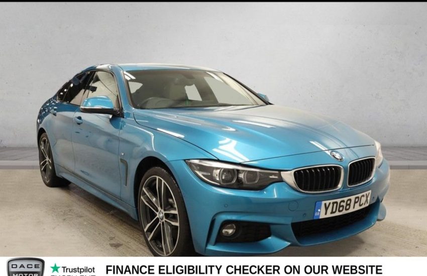 Used 2018 BLUE BMW 4 SERIES GRAN COUPE for sale in Manchester