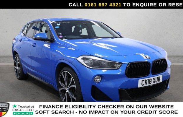 Used 2018 BLUE BMW X2 for sale in Manchester