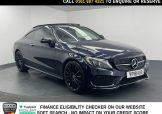 Used 2018 BLUE MERCEDES-BENZ C-CLASS for sale in Manchester