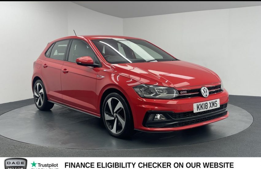 Used 2018 RED VOLKSWAGEN POLO for sale in Manchester