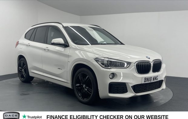 Used 2018 WHITE BMW X1 for sale in Manchester