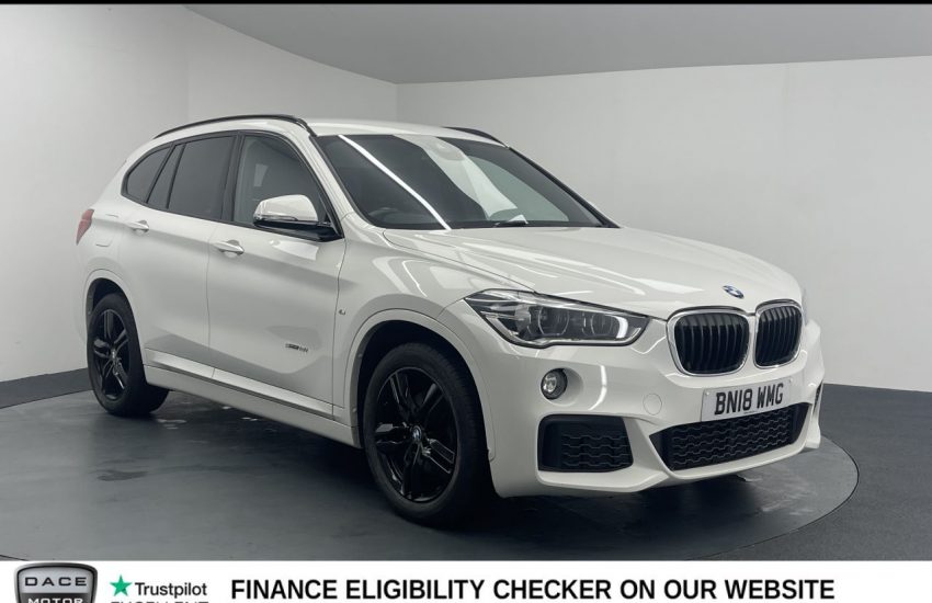 Used 2018 WHITE BMW X1 for sale in Manchester