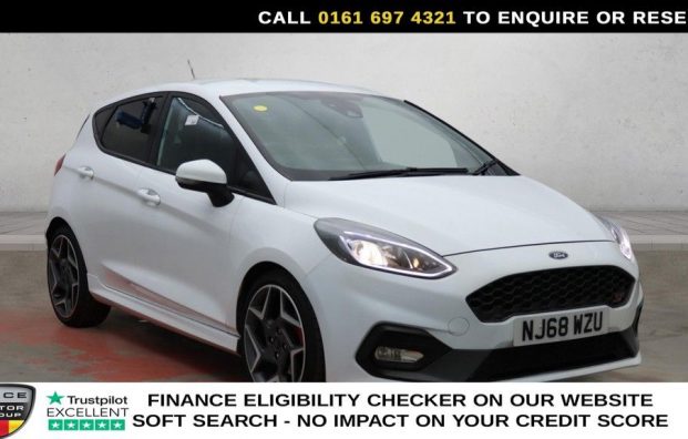 Used 2018 WHITE FORD FIESTA for sale in Manchester
