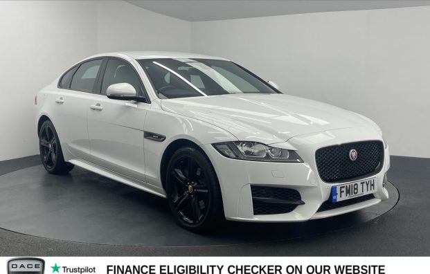 Used 2018 WHITE JAGUAR XF for sale in Manchester