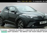 Used 2019 BLACK TOYOTA C-HR for sale in Manchester